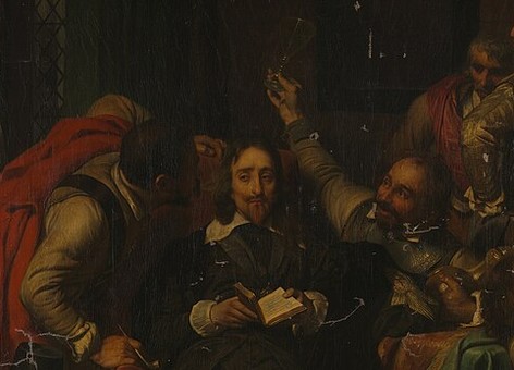 Charles I Insulted by Cromwell's Soldiers