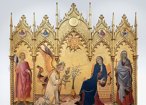 Annunciation with Saint Margaret and Saint Ansanus