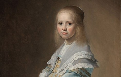 Girl in a Blue Dress
