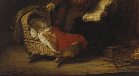 Holy Family with Angels (Rembrandt)