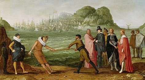 Allegory of the Dutch Defeat of the Spanish Fleet in Gibraltar