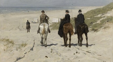 Morning Ride on the Beach