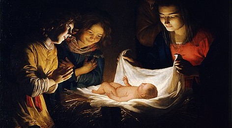 Adoration of the Christ Child (Honthorst)