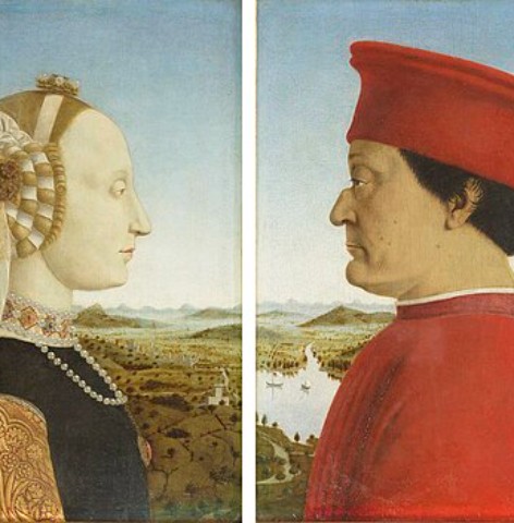 Diptych of Federico da Montefeltro and Battista Sforza