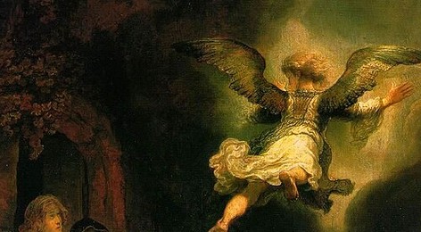 The Archangel Raphael Leaving Tobias' Family