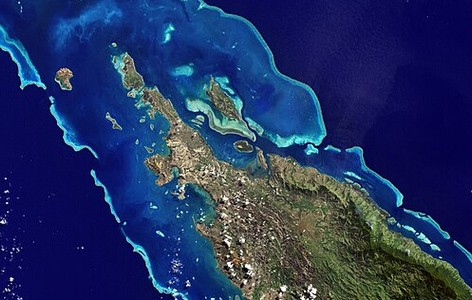 New Caledonian barrier reef