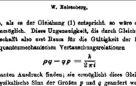 Uncertainty principle