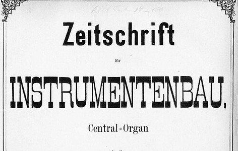 Zeitschrift für Instrumentenbau